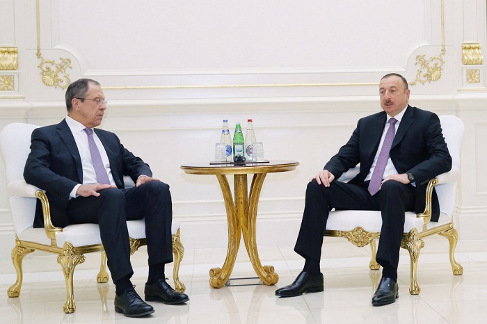 Ilham Aliyev a rencontré le ministre russe Sergueï Lavrov - PHOTOS